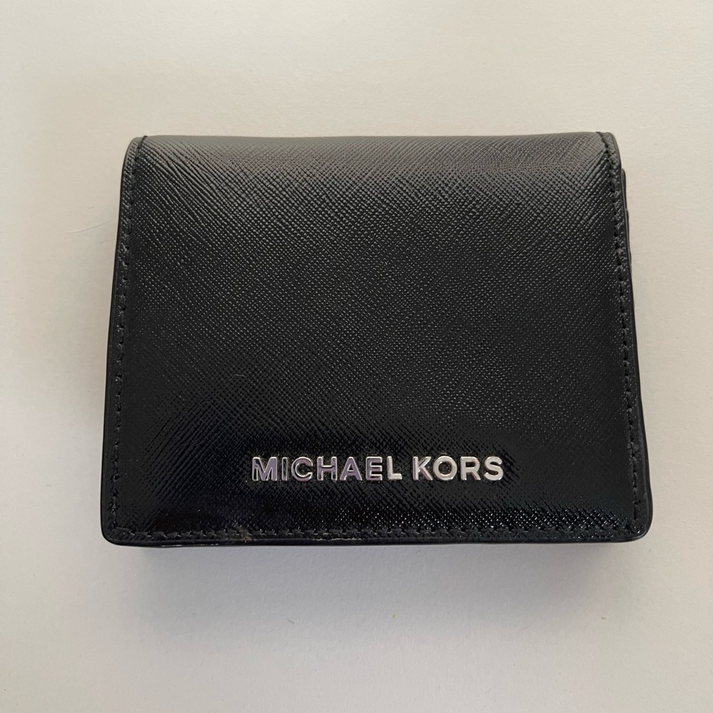 Michael Kors Black Small Leather Wallet